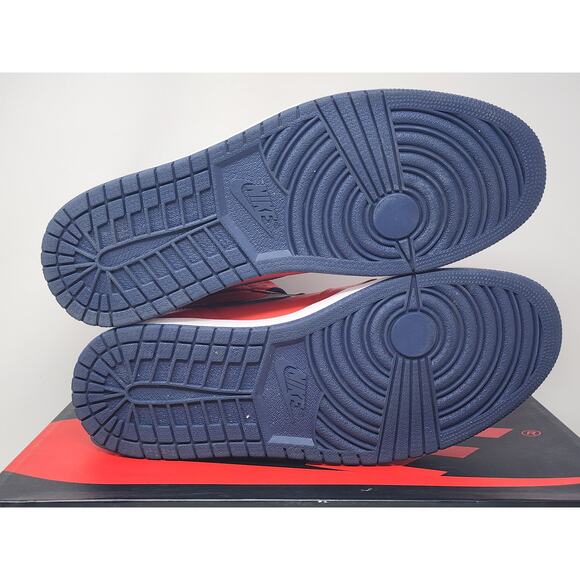 Air Jordan 1 Retro High OG DAVID LETTERMAN 555088-606 Size 10.5 WORN - Picture 7 of 9